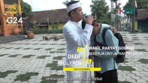 Kang Dedi Mulyadi Beri Bantuan Modal Usaha Penjual Coet Asal Cigondewah