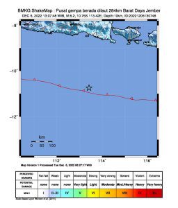 Jember Diguncang Gempa M 6.4, Tidak Berpotensi Tsunami