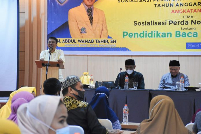 Anggota DPRD Makassar dari Fraksi Golkar, Wahab Tahir 