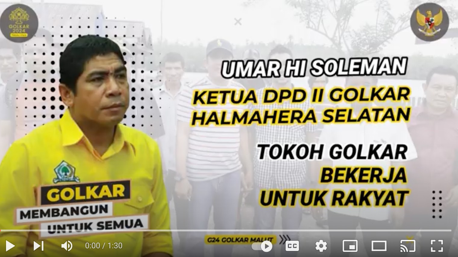 Ketua Partai Golkar DPD II Halmahera Selatan