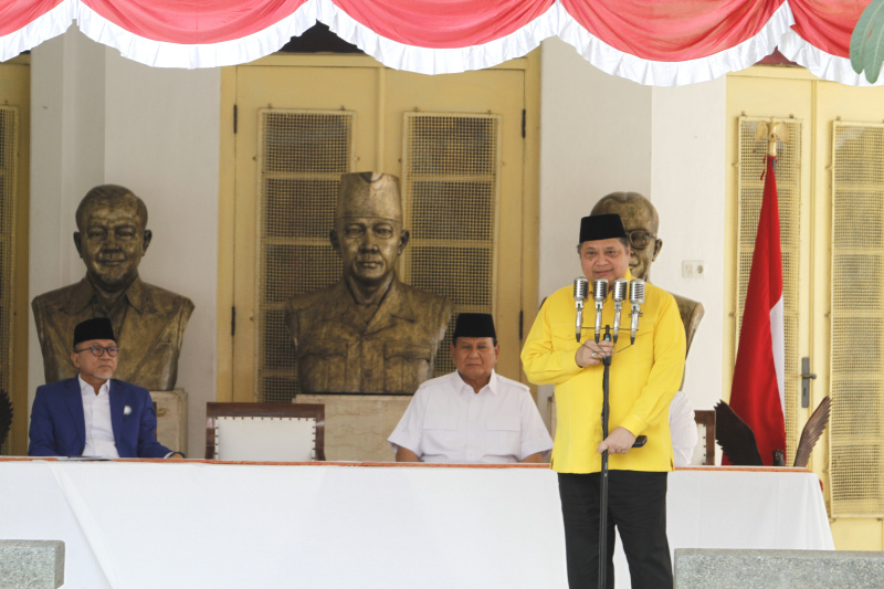 3 Pernyataan Airlangga Hartarto Deklarasi Dukung Bakal Capres Prabowo Subianto