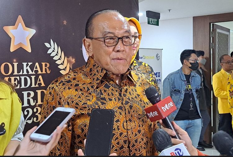 Ketua Dewan Pembina Partai Golkar Aburizal Bakrie, di Jakarta, belum lama ini. Foto: Dok