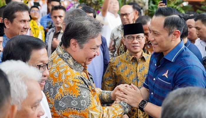 Airlangga Hartarto Sambut Bergabungnya Partai Demokrat ke Koalisi Indonesia Maju