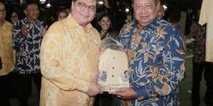 Airlangga dan SBY Silaturahmi Kebangsaan