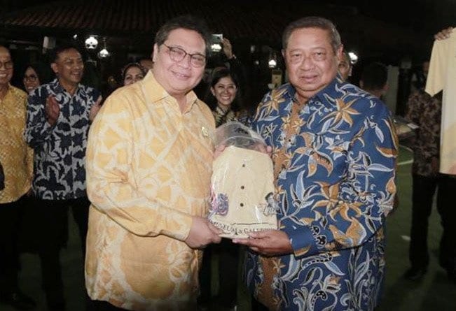 Airlangga dan SBY Silaturahmi Kebangsaan