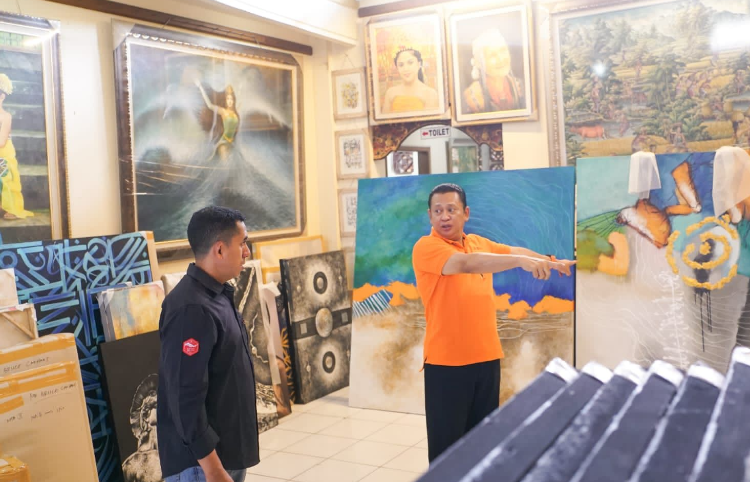 Bamsoet Dorong Para Seniman Bali Kuasai Pasar Seni Internasional
