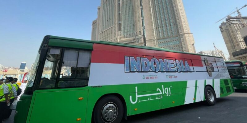 Sempat Terhambat Macet, Bus Jemaah Indonesia Akhirnya Menuju Mina