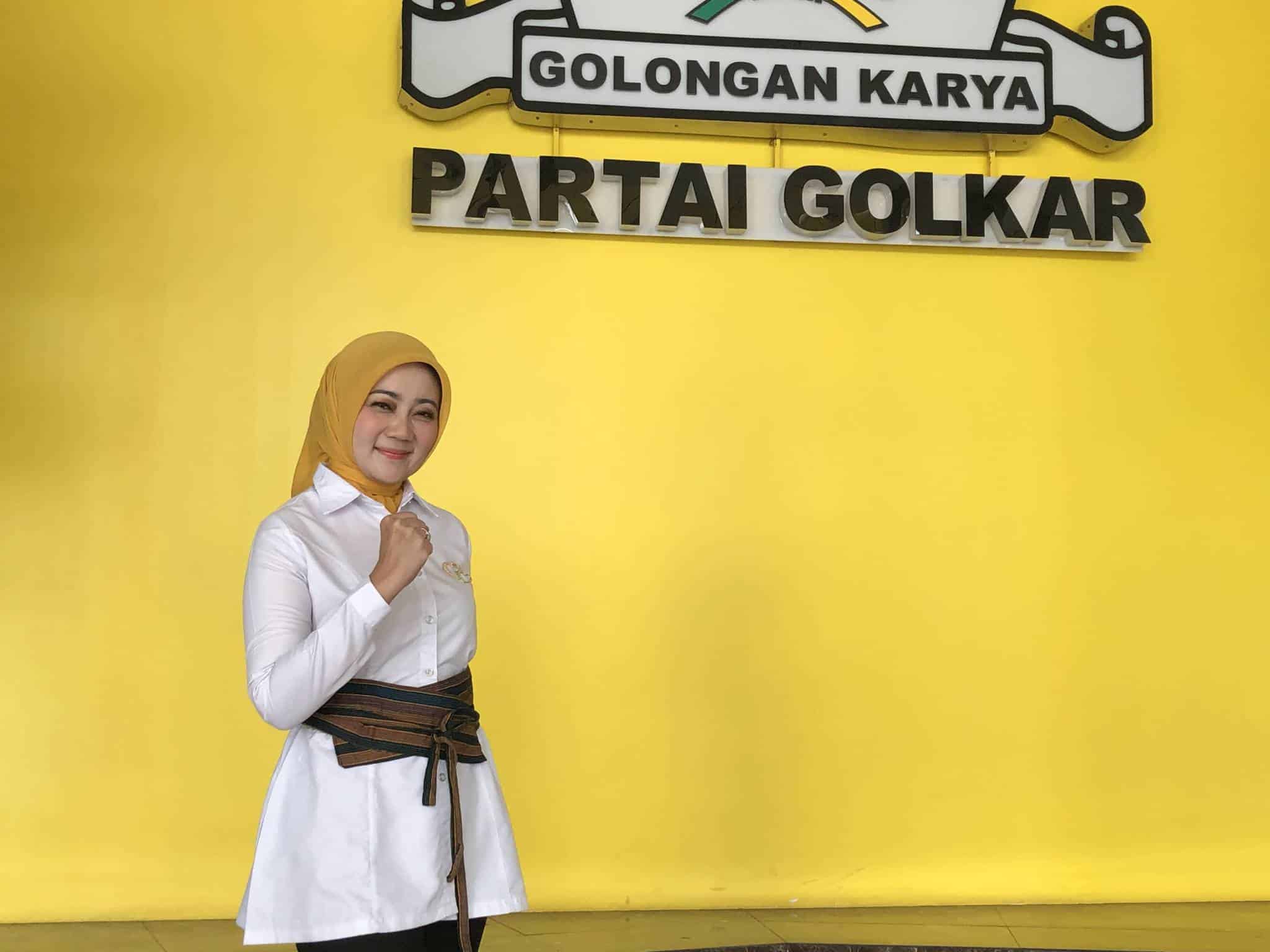 Atalia Praratya, istri Ridwan Kamil resmi mendaftar sebagai baceleg partai golkar