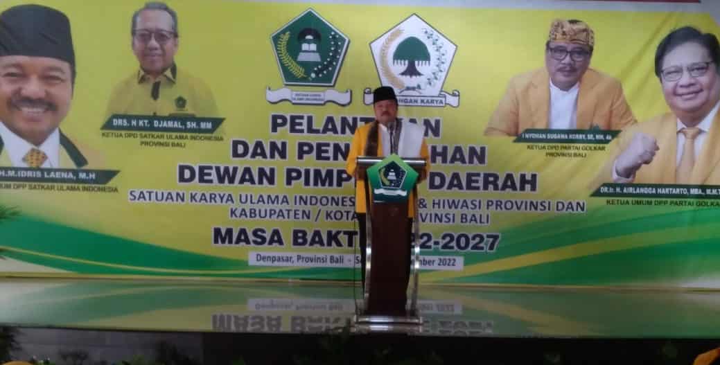 Ketua Umum DPP Satkar Ulama Indonesia, M.Idris Laena (Foto by: Golkar Indonesia)