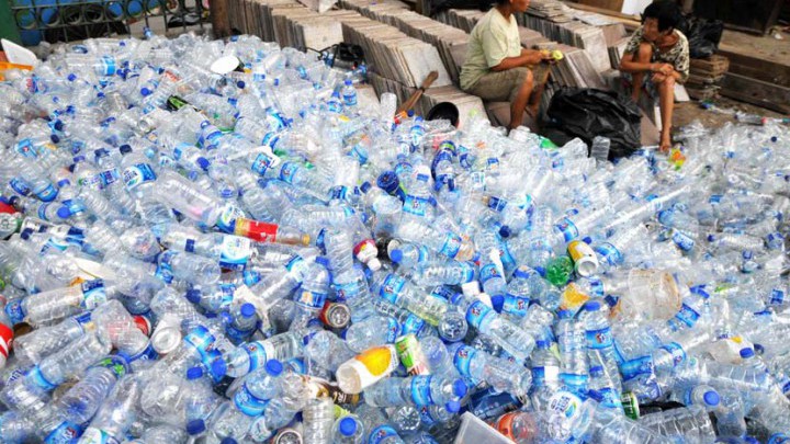 Ilustrasi sampah plastik (Foto by: Kementerian PUPR)