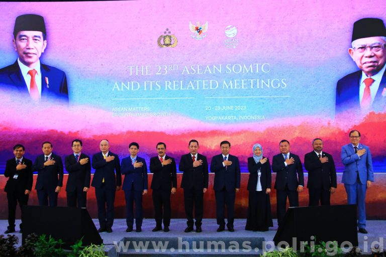 pertemuan petinggi kepolisian ASEAN bahas kejahatan transnasional (foto by: humas polri)
