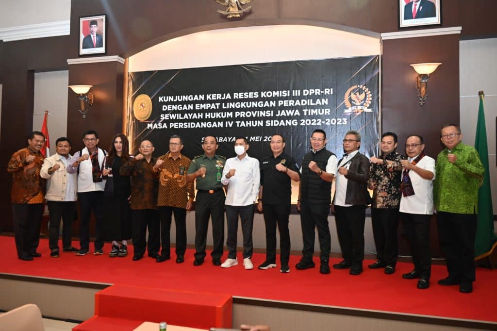Komisi III Kunker ke Empat Peradilan se Jawa Timur
