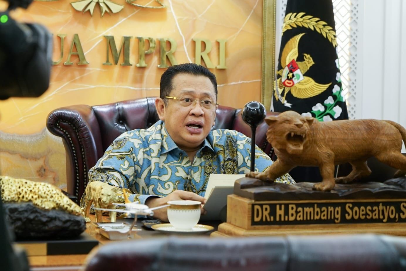 Legislator Golkar dan Ketua MPR RI Bambang Soesatyo. Foto: Ist