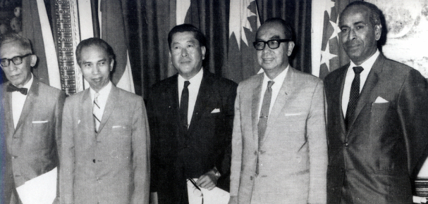Lima menteri luar negeri dari pendiri ASEAN