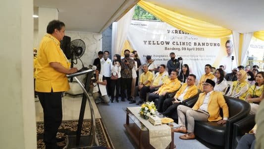 Partai Golkar Resmikan Yellow Clinic ke-12 di Bandung: Satu-satunya Partai yang Berikan Layanan Publik