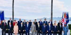 Menko Airlangga Dampingi Presiden Joko Widodo di KTT G7