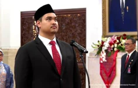 Menpora Dito Ariotedjo Jadi Menteri Termuda Kabinet Indonesia Maju