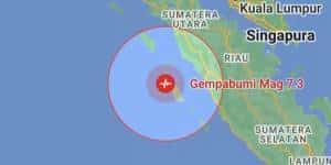 Mentawai Diguncang Gempa Bumi Magnitudo 71 Picu Tsunami 11 cm