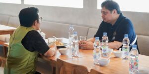 Ketua Umum Partai Golkar Airlangga Hartarto dan Ketua Umum PKB Muhaimin Iskandar