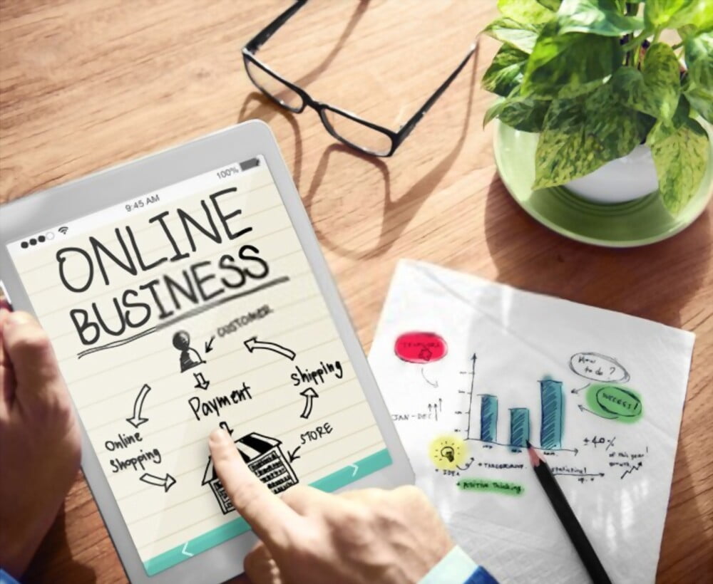 Ilustrasi ide bisnis online
