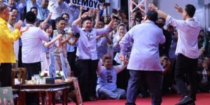 Capres 2024 Prabowo Subianto mendapatkan julukan gemoy dari pendukungnya. Foto: Ist