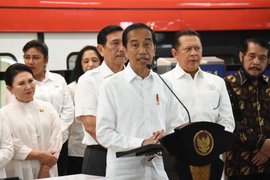 Presiden Joko Widodo meresmikan LRT Jabodebek hari ini, Senin (28/8)