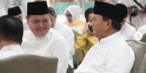 Presiden RI Terpilih 2024-2029 Prabowo Subianto dan Ketua Umum Partai Golkar Airlangga Hartarto. Foto: IG Prabowo