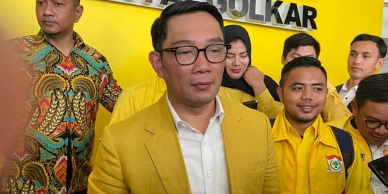 Ridwan Kamil Dukung Keputusan Airlangga Hartarto