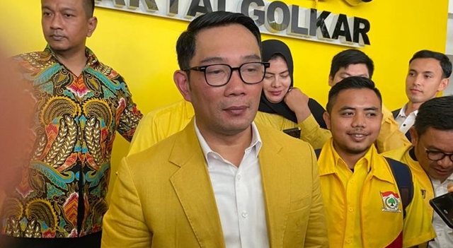 Wakil Ketua Umum Partai Golkar dan Gubernur Jawa Barat Ridwan Kamil dan Ketua TKD Prabowo-Gibran Jabar. Foto: Ist