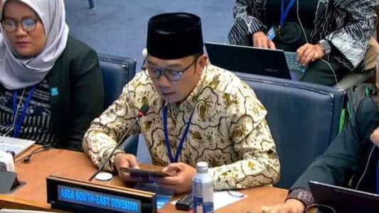 Ridwan Kamil Pamerkan Toponimi di PBB, Alat Bantu Penanganan Gempa Cianjur