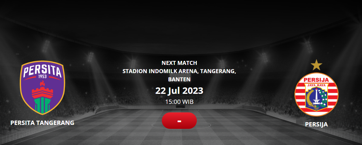 Jadwal pertandingan Persita vs Persija Jakarta di BRI Liga 1 2023/2024