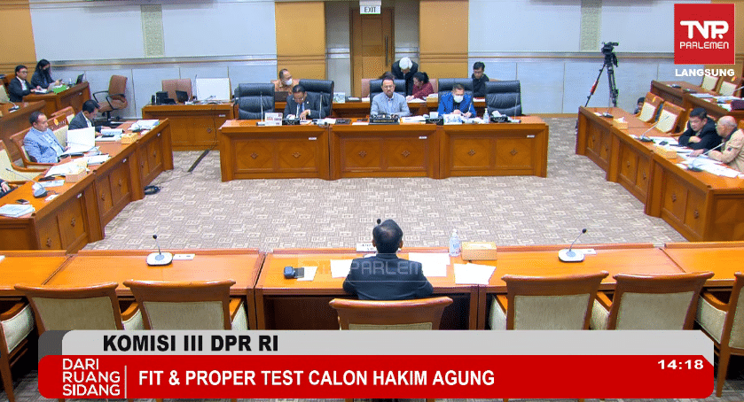 Fit and Proper Test Calon Hakim Agung (28/3)