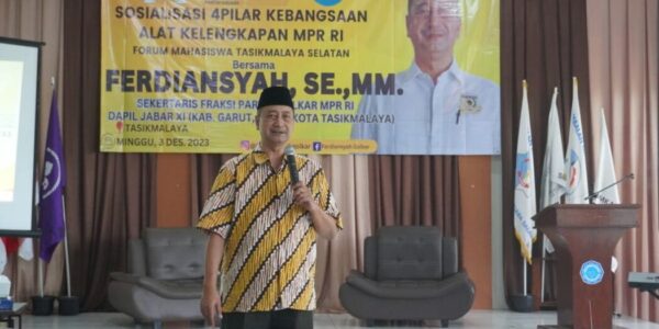 Legislator Golkar di MPR RI Ferdiansyah Sosialisasikan 4 Pilar Kebangsaan di Tasikmalaya