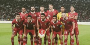 Timnas Indonesia di Stadion Utama Gelora Bung Karno dalam laga uji coba FIFA Match Day dengan Timnas Argentina, Senin (19/6/2023). Foto: PSSI