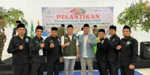 Erwin Aksa menghadiri pelantikan Pengurus Ranting Nahdlatul Ulama (MWCNU) se-Kecamatan Tambora, Jakarta Barat
