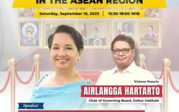 Mantan Presiden Filipina Gloria Macapagal Arroyo akan Hadir di Golkar Institute, Bicara Soal Kepemimpinan ASEAN 
