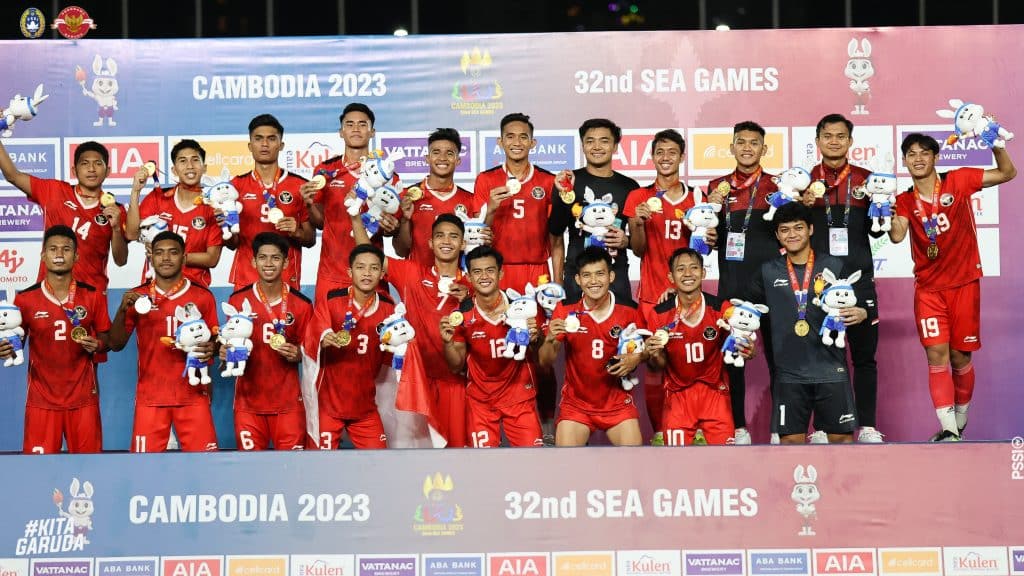 Timnas Sepak Bola Indonesia juara SEA Games 2023