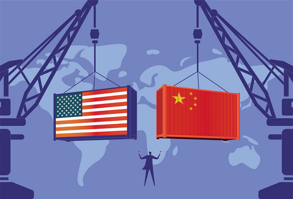 Ilustrasi Perang Dagang Amerika Serikat - China