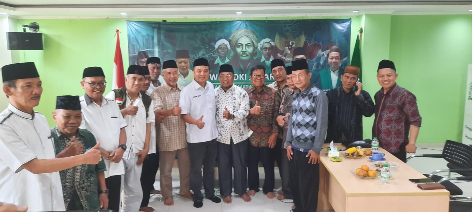 Erwin Aksa silaturahmi ke Kantor PWNU Jakarta 