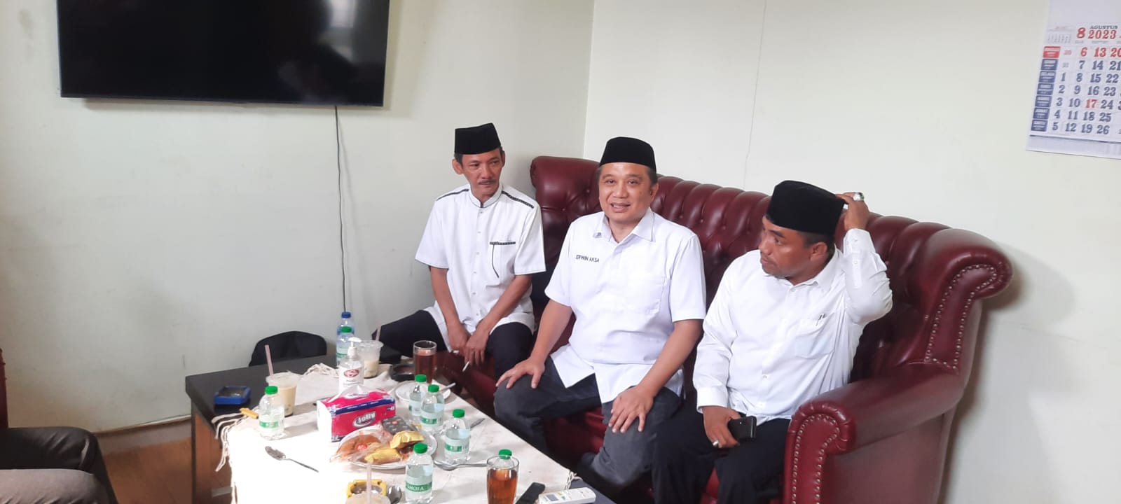 Erwin Aksa silaturahmi di PWNU Jakarta