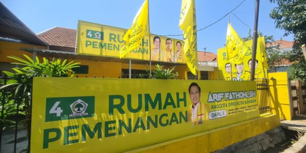 Partai Golkar Surabaya Dirikan Rumah Pemenangan, Upaya Serap Aspirasi dan Menangkan Hati Rakyat