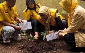 Golkar Jakarta Selatan Tanam Ratusan Pohon, Peringati Hari Menanam