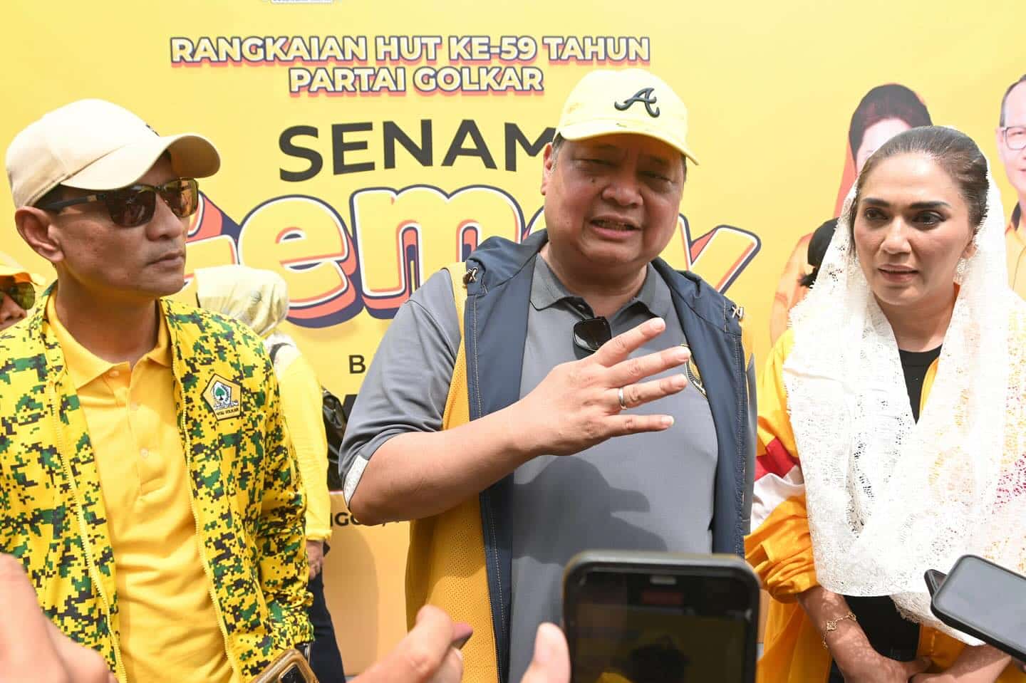 Ketua Umum DPP Partai Golkar Airlangga Hartarto di Labuan Bajo, Manggarai Barat, Provinsi Nusa Tenggara Timur (NTT), Minggu (14/1/2024). Foto: IG golkar.indonesia
