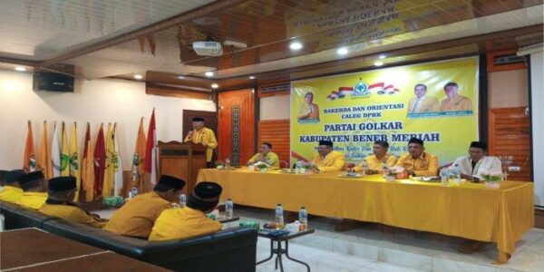 Golkar Bener Meriah Aceh Gelar Rakerda dan Orientasi Caleg Pemilu 2024