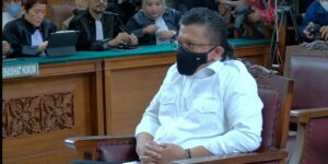 Eks Pejabat Polri Ferdy Sambo dalam sidang putusan banding di PT DKI Jakarta, Rabu (12/4/2023) lalu. Foto: Ist