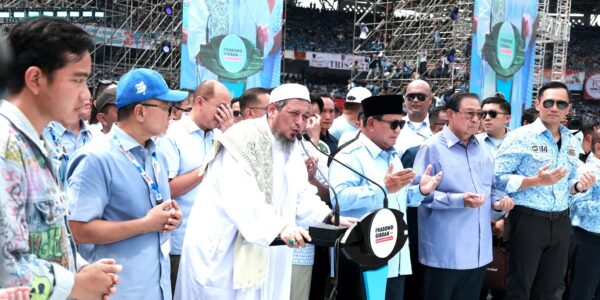 Ratusan Habaib, Kiai dan Ustaz Kampung Gelar Doa Bersama untuk Kemenangan Prabowo-Gibran