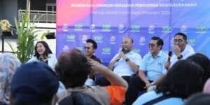 Talkshow dan Press Conference Visi Ekonomi Indonesia Maju dan Peluncuran program Gibranomics tema Pembukaan Lapangan Kerja dan penguatan Kewirausahaan oleh Relawan Pengusaha Muda Nasional Prabowo Gibran (REPNAS Indonesia Maju) dan Penerus Negeri, di Jakarta, pekan ini. Foto: Ist