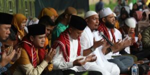 Wakil Gubernur Sumatera Utara (Wagub Sumut), Musa Rajekshah atau akrab disapa Ijeck meminta umat Islam di Karo menjaga toleransi beragama saat menghadiri acara Karo Bermunajat. foto: ist