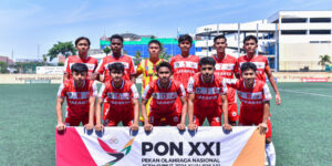 Tim DKI Jakarta dalam Kualifikasi Pekan Olahraga Nasional (PON) XXI Aceh dan Sumatra Utara 2024 di Grup A. Foto: PSSI