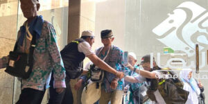 Kloter terakhir jemaah haji asal Indonesia tahun 2023 tiba di Mekah, Jumat (23/6/2023). Foto: Kemenag